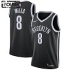 Brooklyn Nets Patty Mills 8 Nike 2022-23 Icon Edition Musta Pelipaidat Swingman - Lasten